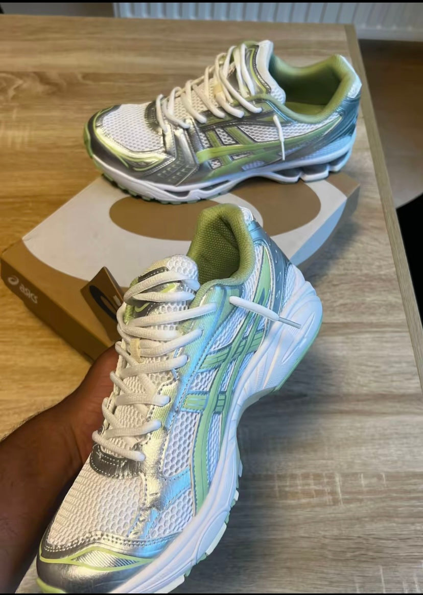 Kayano 14 vert et gris