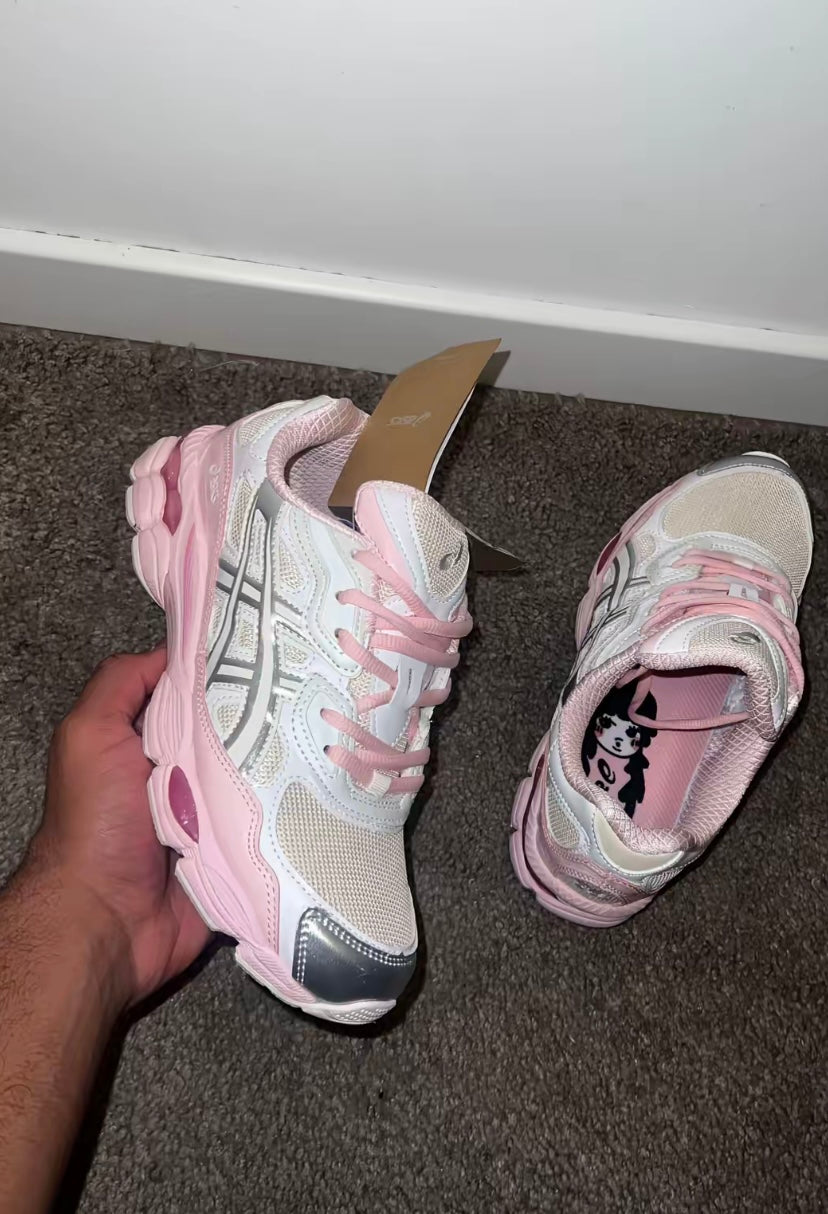 NYC rose et blanc brillant