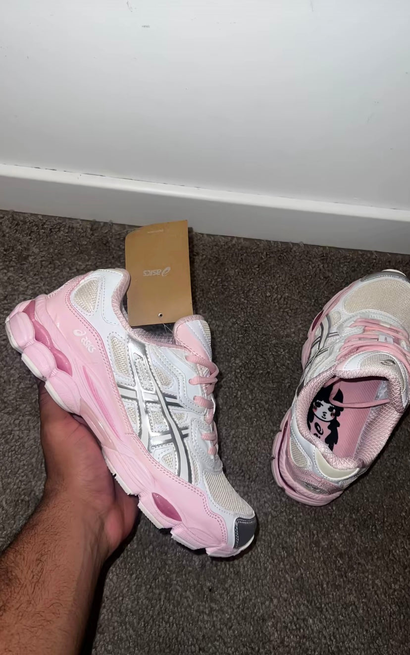 NYC rose et blanc brillant