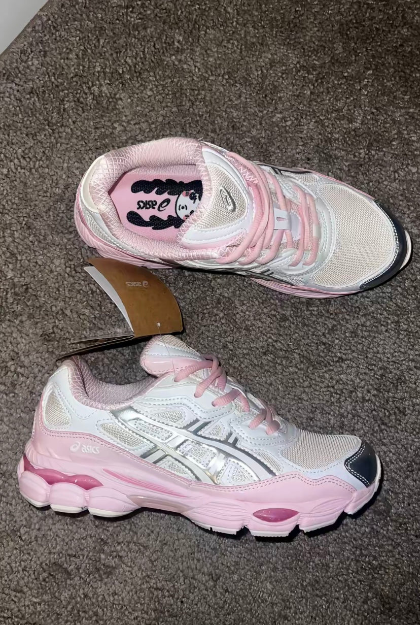 NYC rose et blanc brillant