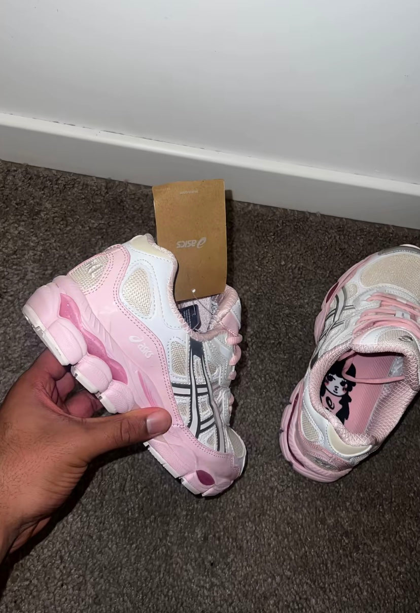 NYC rose et blanc brillant