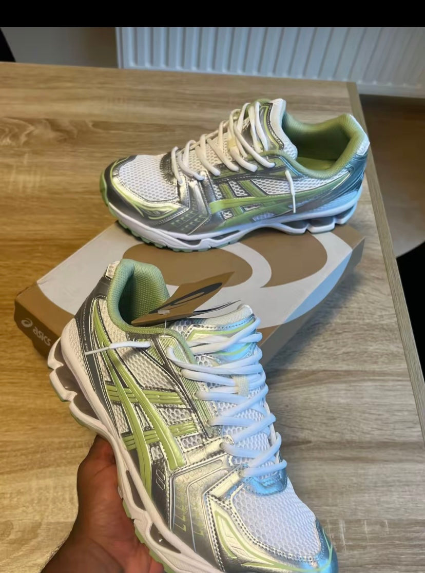 Kayano 14 vert et gris