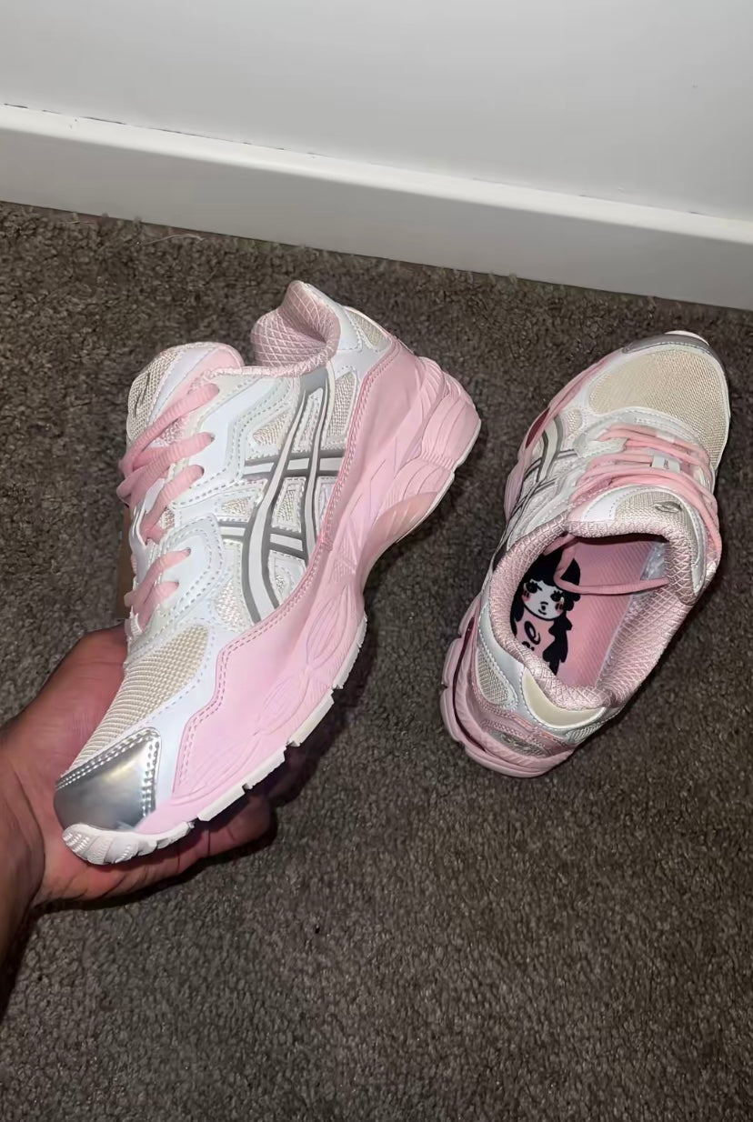 NYC rose et blanc brillant