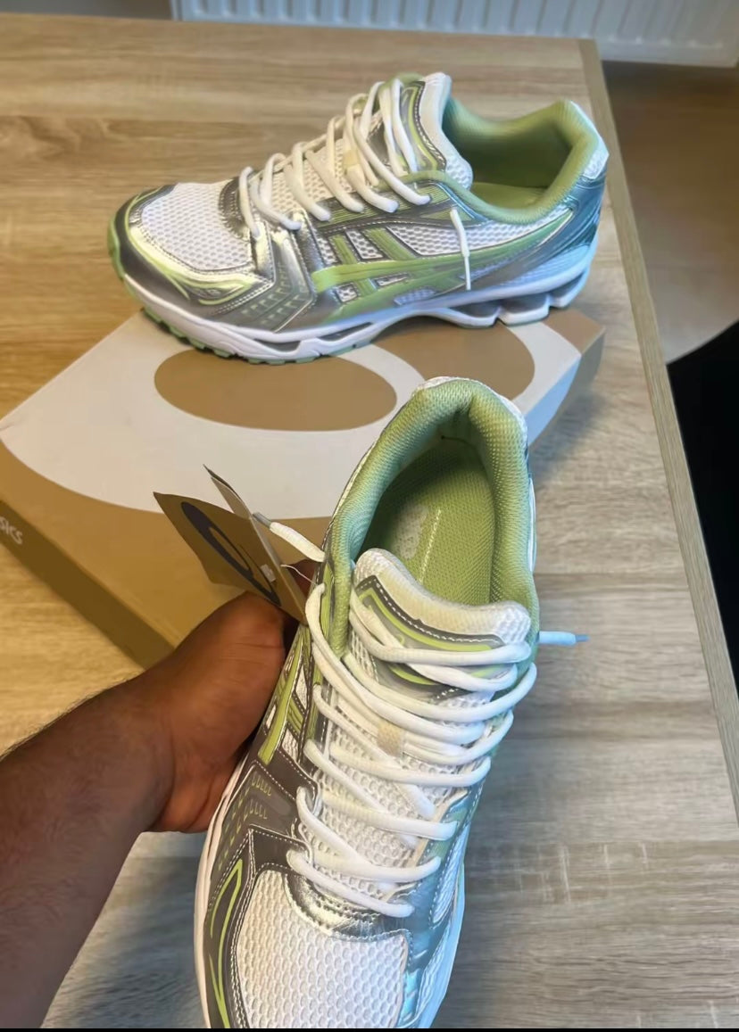 Kayano 14 vert et gris